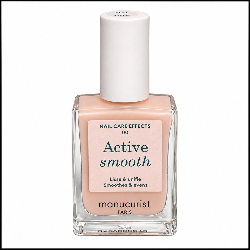 Manucurist Paris Active Smooth 00 Nail Care Effects Treatment 15ml Pale Pink